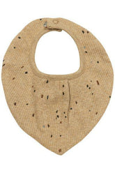 Meyco Mini-bib 2-pack Rib Mini Spot - Toffee Melange - Mari Kali Stores Cyprus